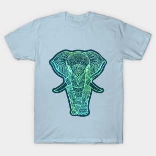 Elephant Mandala | Dark Navy T-Shirt